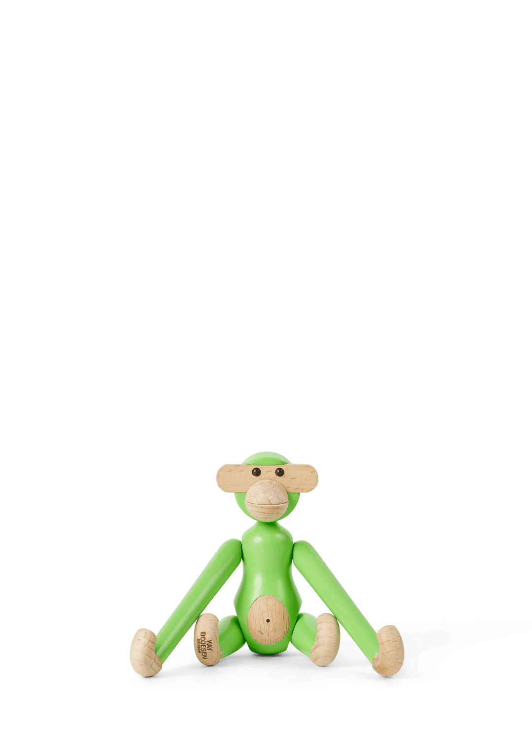 Kay Bojesen Træfigur - Abe - Mini - Lys Grøn