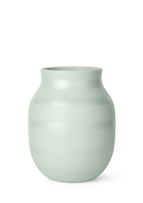 Kähler -  Omaggio Vase H20 cm creme/mint tone