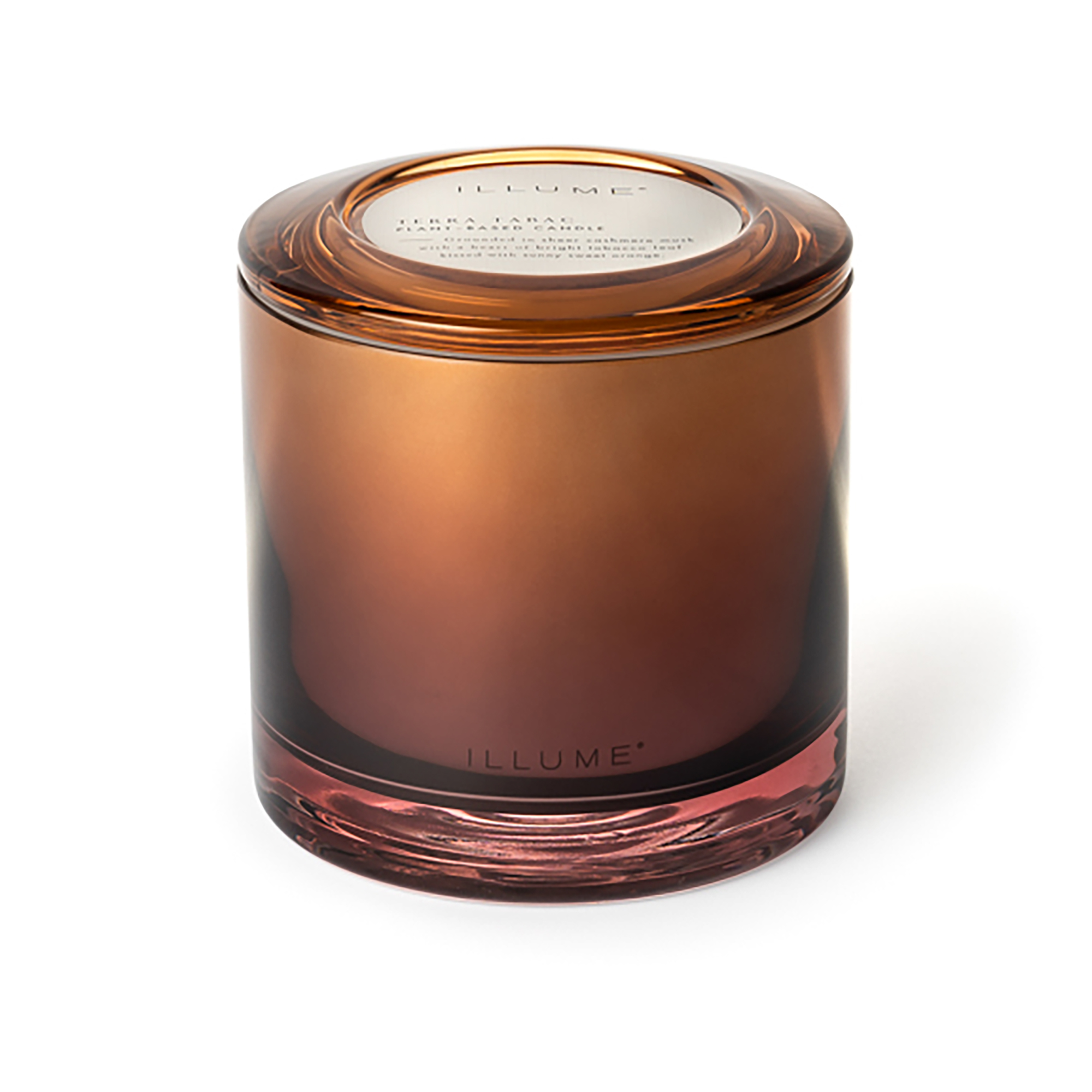 Bloomingville - Terra Tabac Statement Glas Duftlys, Brun,, 590 G. - 60 Hours - D11,5xH12 cm