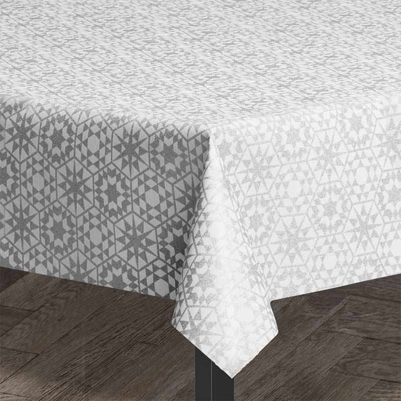 Christmas Akryldug, sølv - i metermål* Christmas Akryldug, sølv - i metermål*