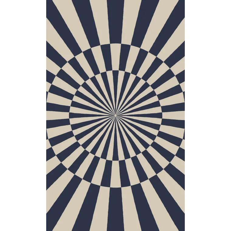 Cirkus dug blå 140x240cm
