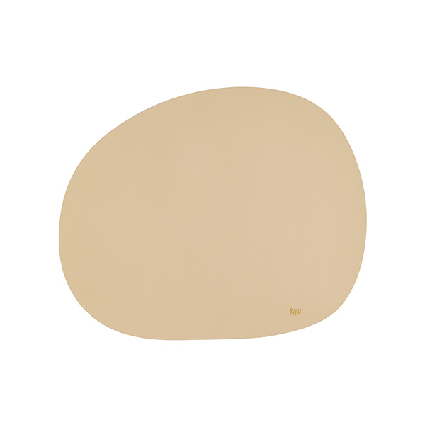 Aida - RAW Silicone dækkeserviet Beige - soft surface 1 stk. 41 x 33,5 cm