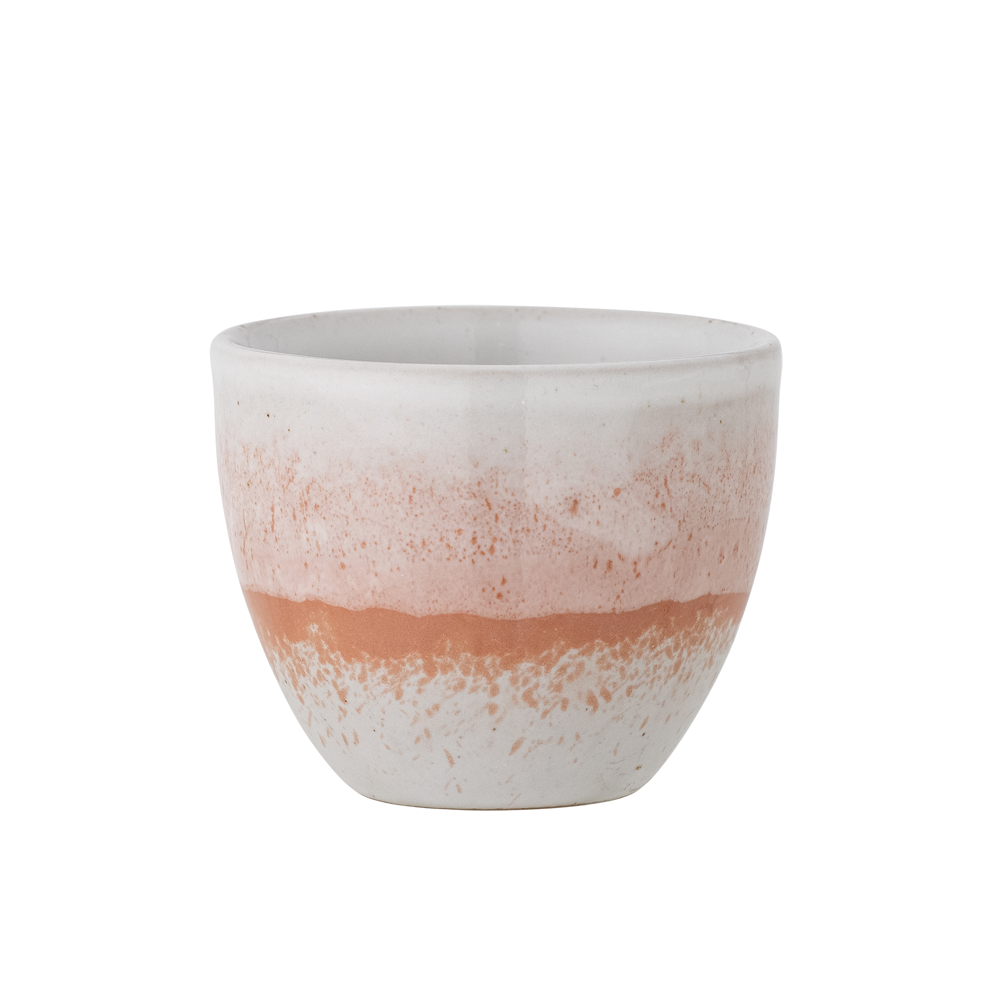 Bloomingville - Paula Kop, Orange, Stentøj, D7xH8 cm billede