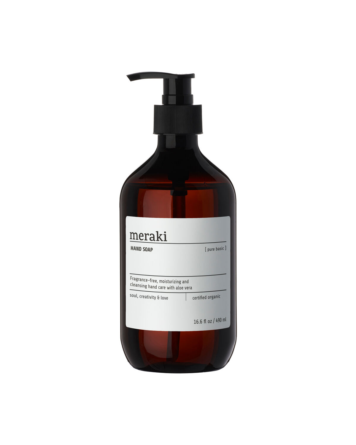 Meraki - Hand soap, Pure Basic, 490 ml billede