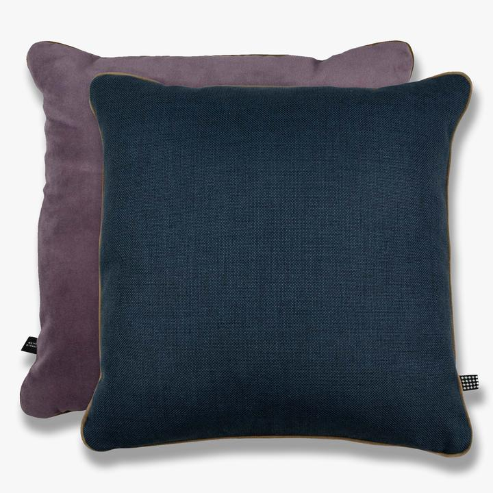 SQUARE pudebetræk 45 x 45 cm, dark blue/purple* SQUARE pudebetræk 45 x 45 cm, dark blue/purple*
