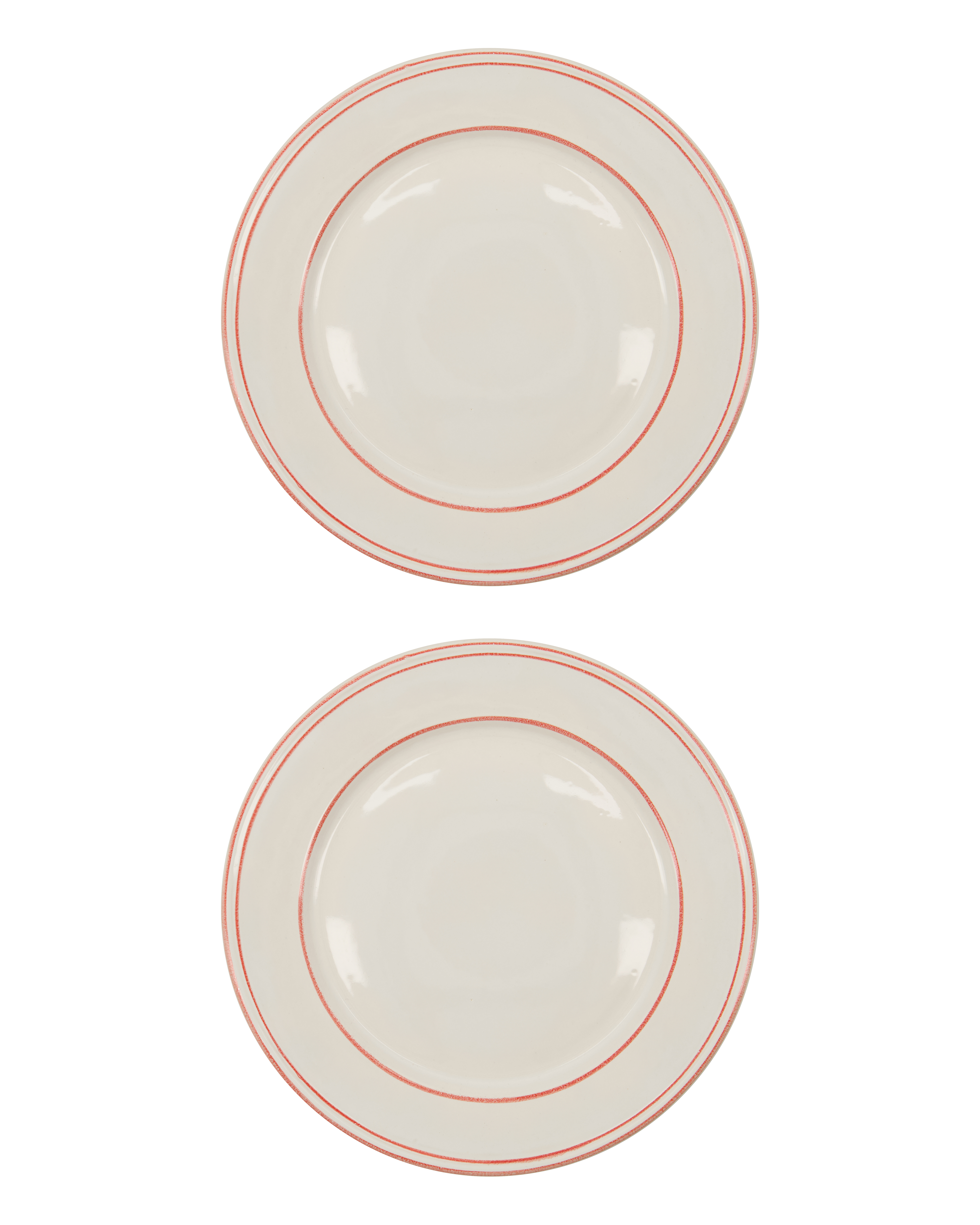 Nicolas Vahé - Middagstallerken, Bistro, Rød, Hvid