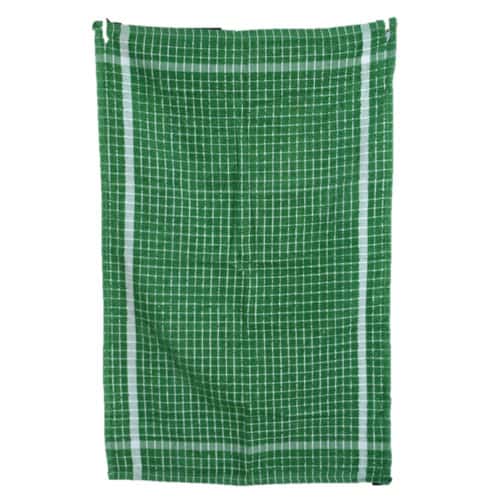 Engholm Textiles - Frotte viskestykke – Farvet bund – Grøn