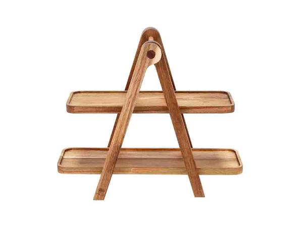 HOLM Serveringsopsats 36 x 18,4 x 30 cm Akacie HOLM Serveringsopsats 36 x 18,4 x 30 cm Akacie