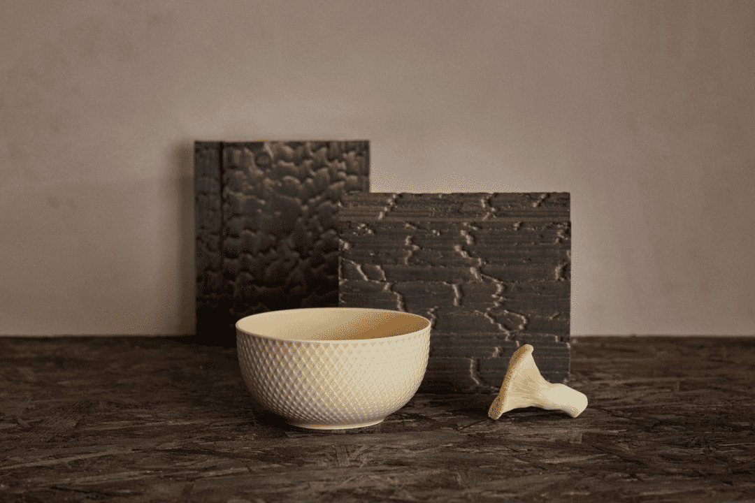 Rhombe Earth Skål Ø13 cm marble