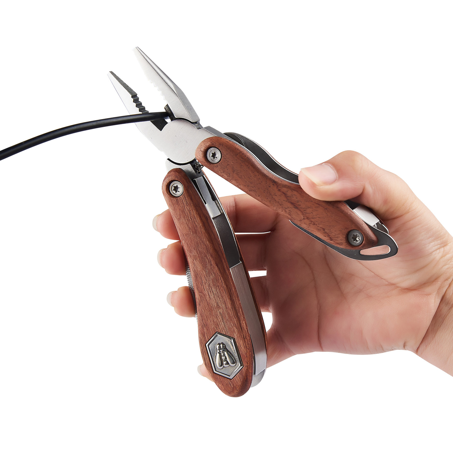 Laguiole Multi Værktøj med Rosentræ Håndtag