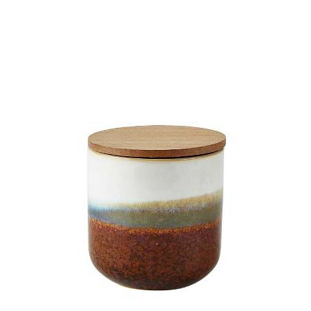 Villa Collection Duftlys Dia. 9 x 9 cm Hvid/grå*