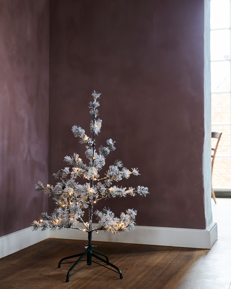 Alfi Træ, 40 led lys, H 90 cm, sne Alfi Træ, 40 led lys, H 90 cm, sne