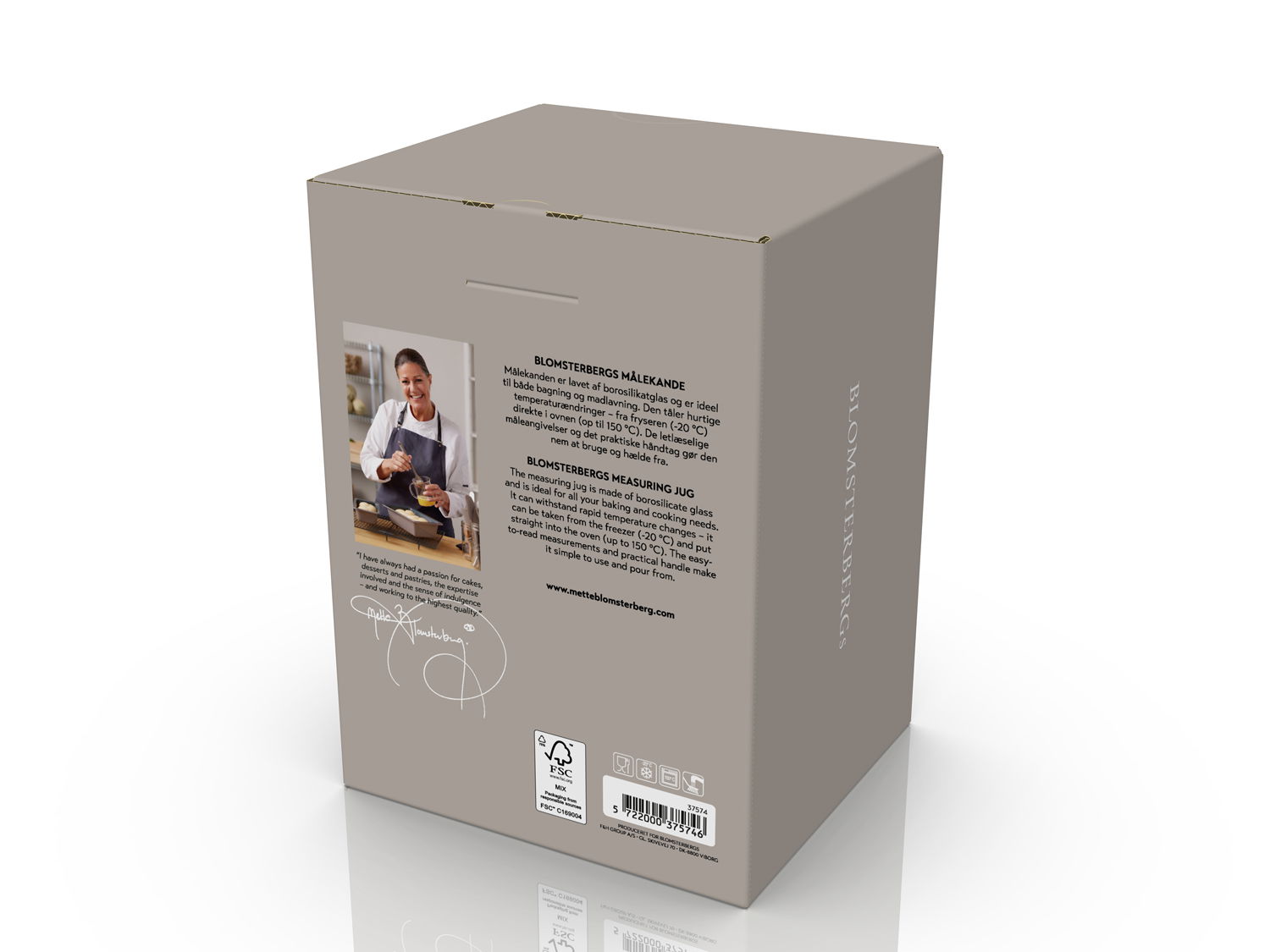 Målekande 750 ml Borosilikatglas