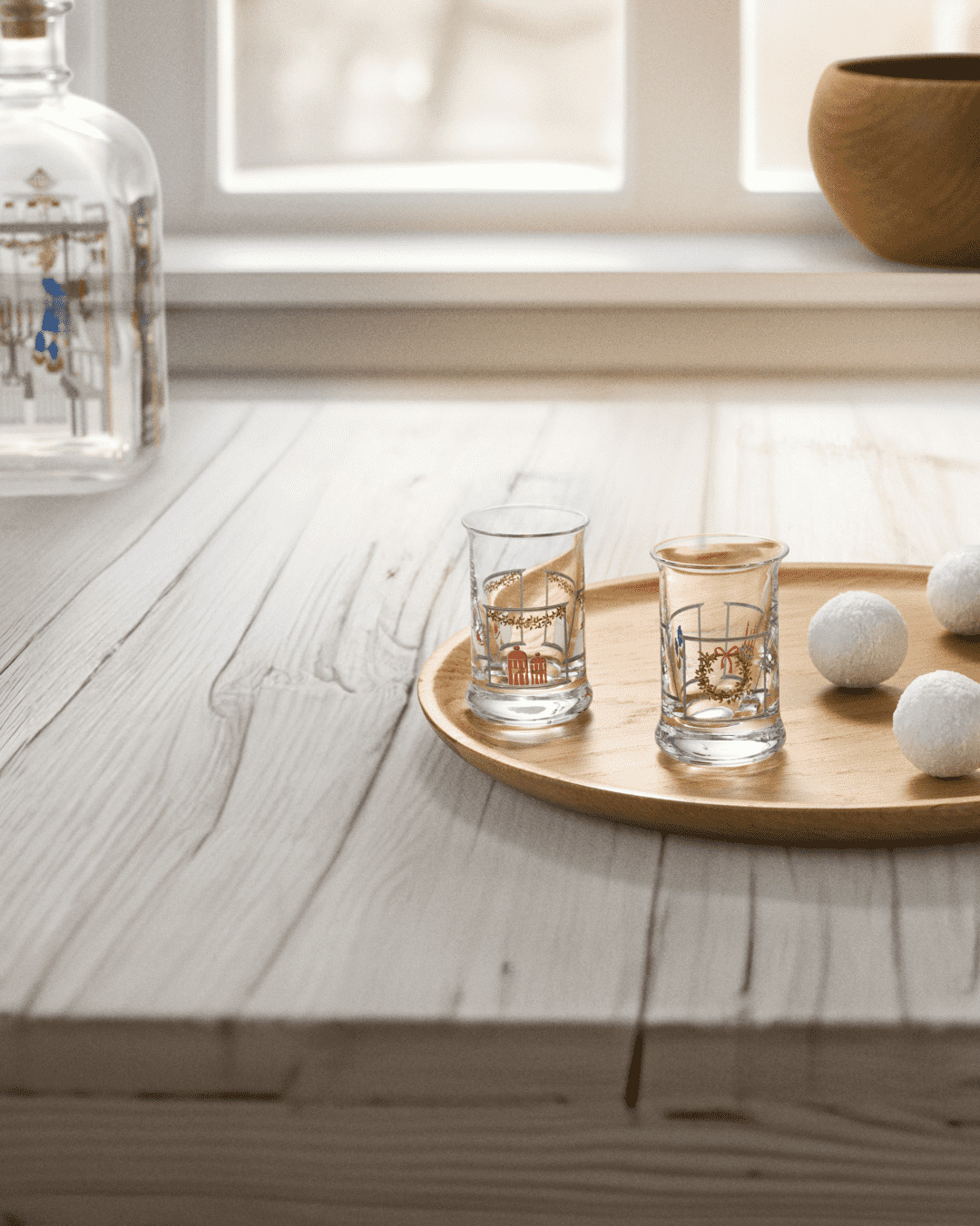 Holmegaard Christmas Juledramglas 2024 3 cl multi 2 stk.