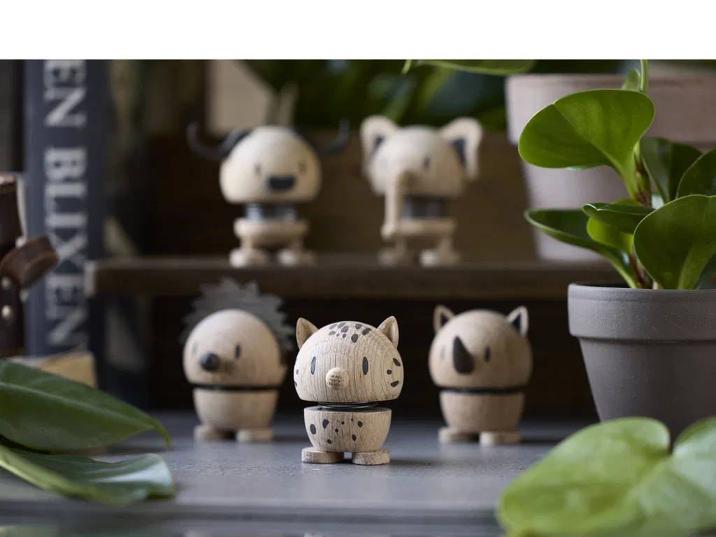 Hoptimist Leopard 5,6x4,8x6,8 cm, Lille, Eg