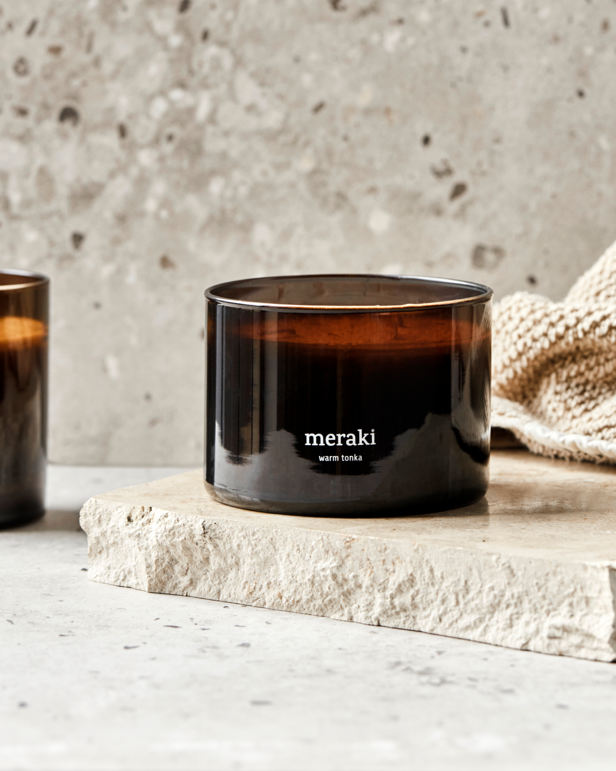 Meraki Duftlys, Warm tonka, Brun