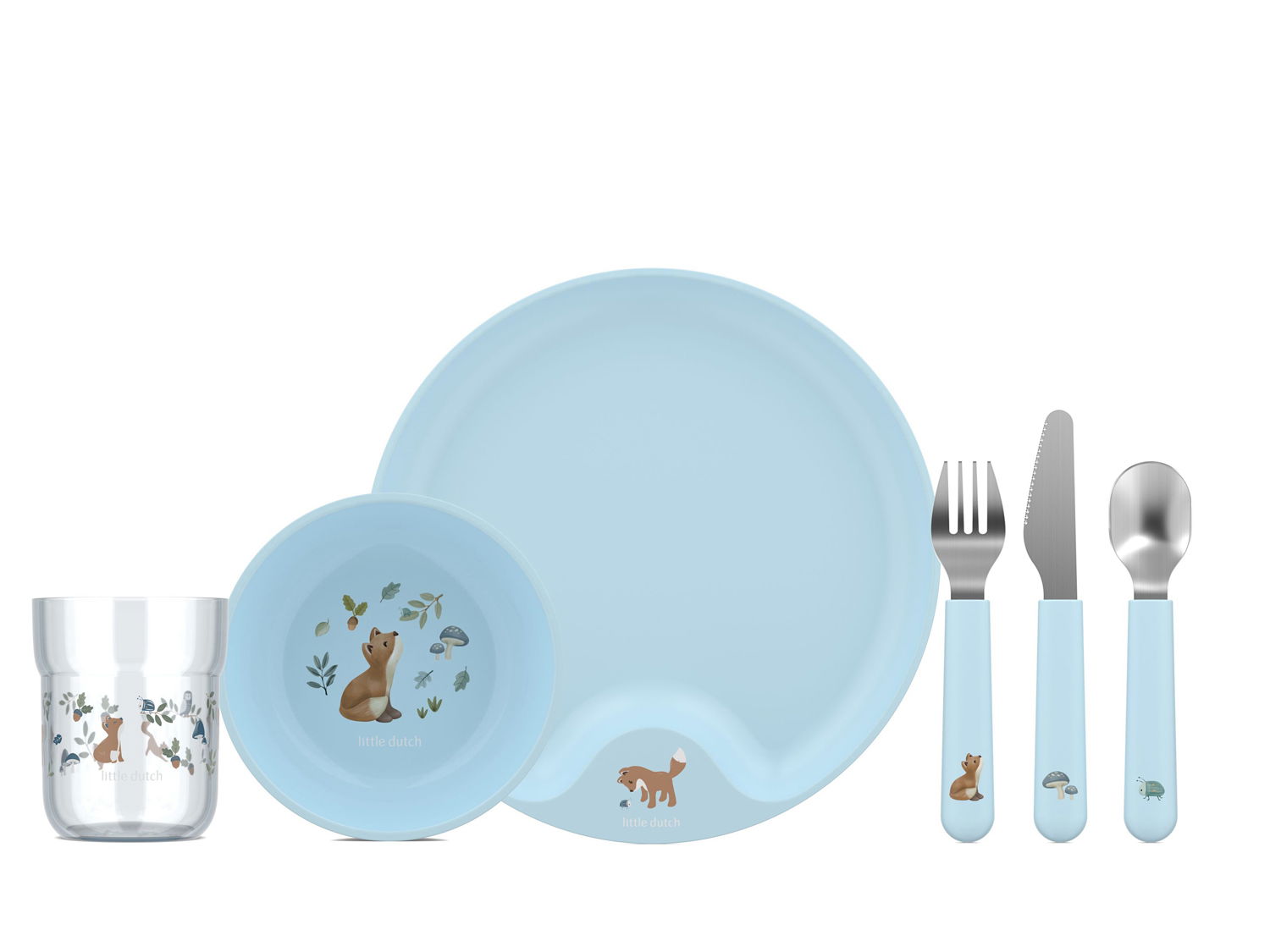 Mepal - Børnesæt Mio 6 dele Forest friends