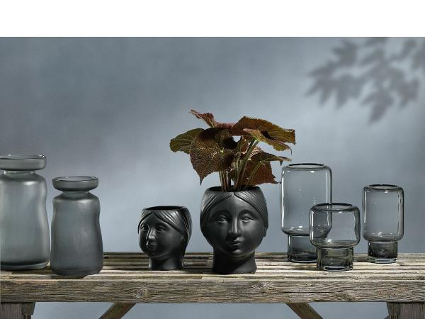 Villa Collection Ist Vase Dia. 15,8 x 29,5 cm Grå
