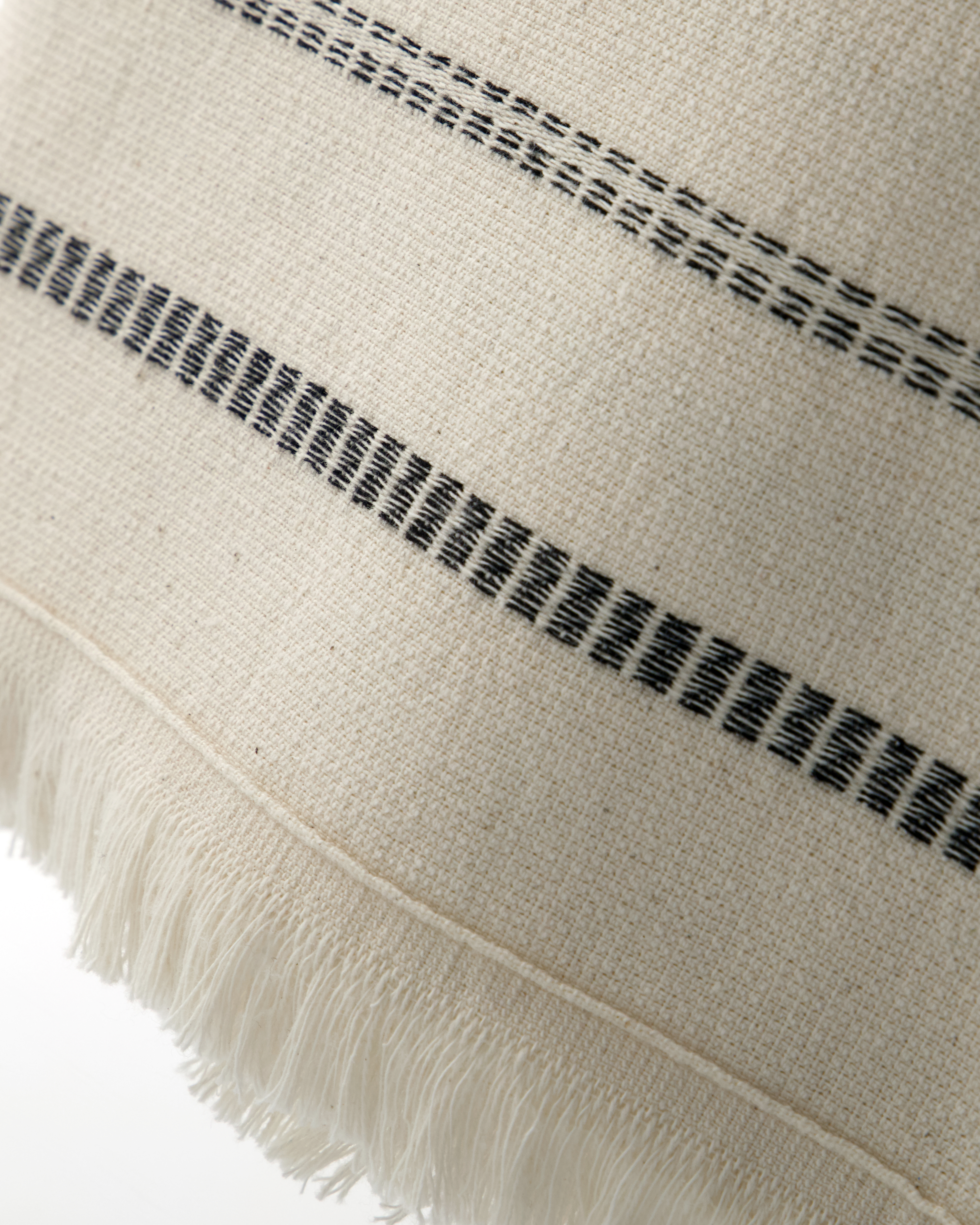 Håndklæde, True, Råhvid, 2 stk 50x100cm, Sort