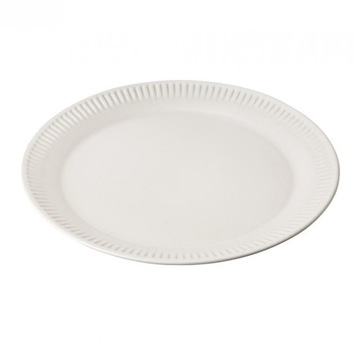 Knabstrup, tallerken, hvid, Ø 19 cm*