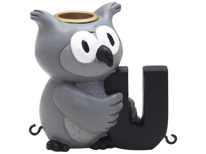 U bogstav med ugle til navnetog U bogstav med ugle til navnetog