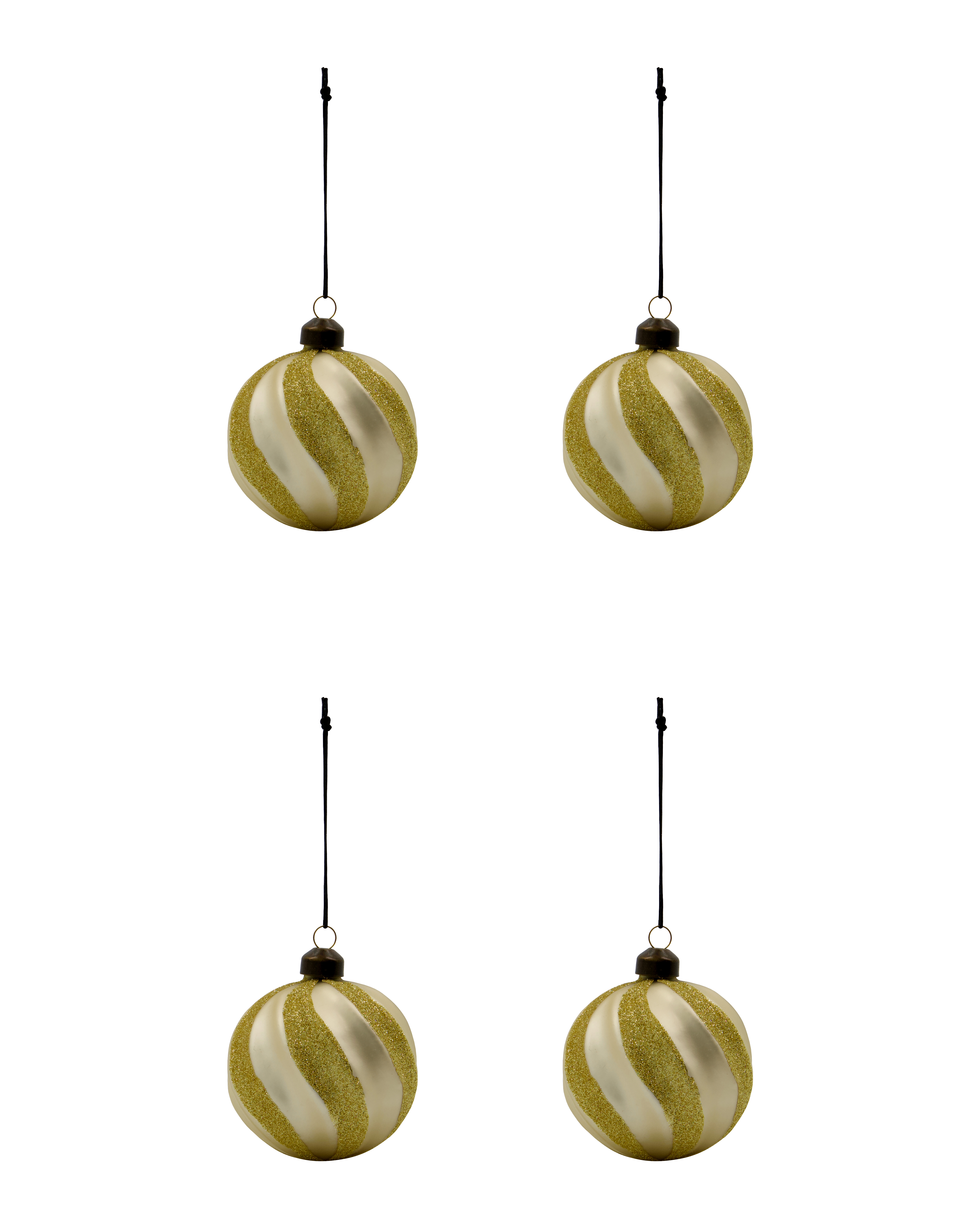 House Doctor - Julepynt, Swirl, Champagne