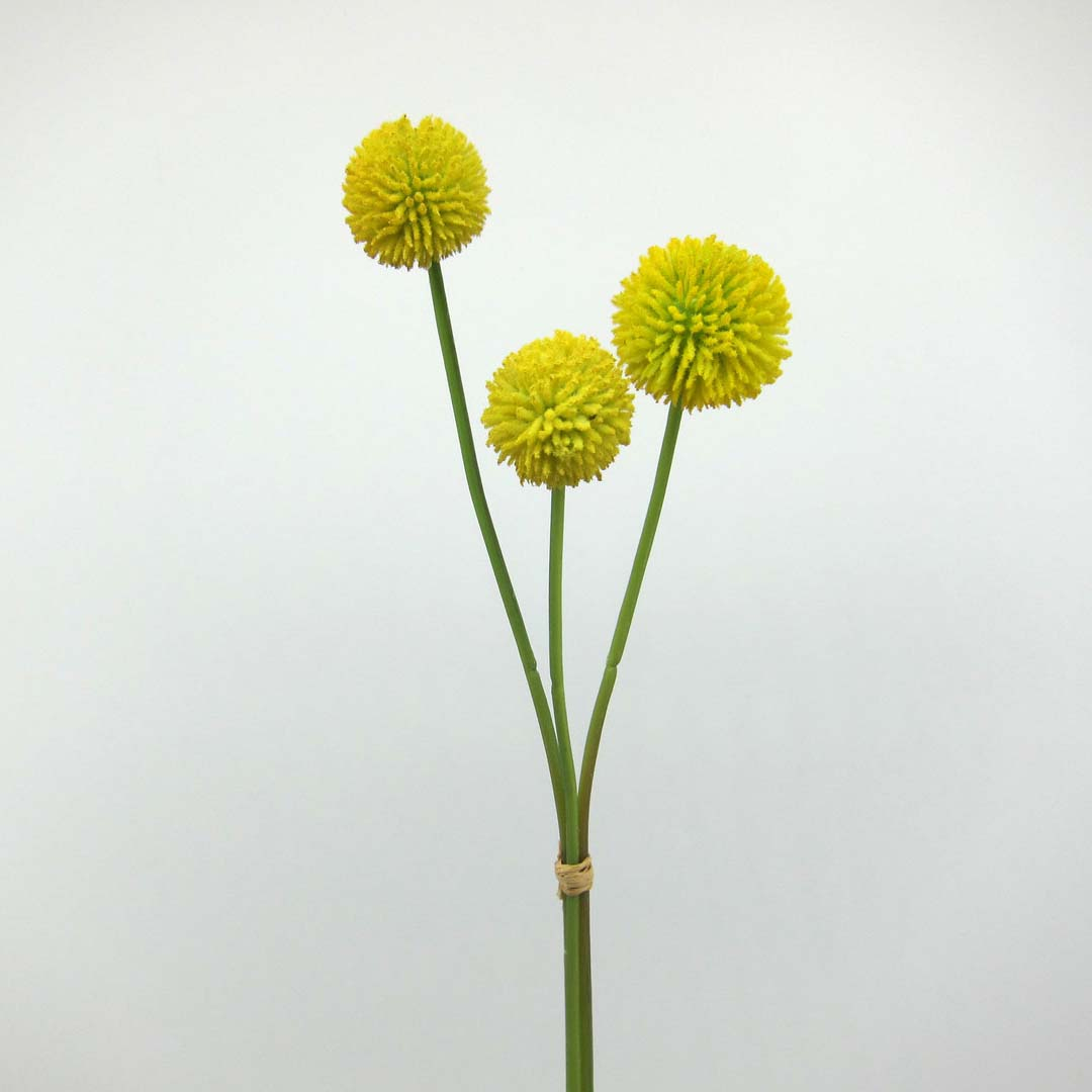 Thistle bundle, 3 stk., 47 cm, yellow
