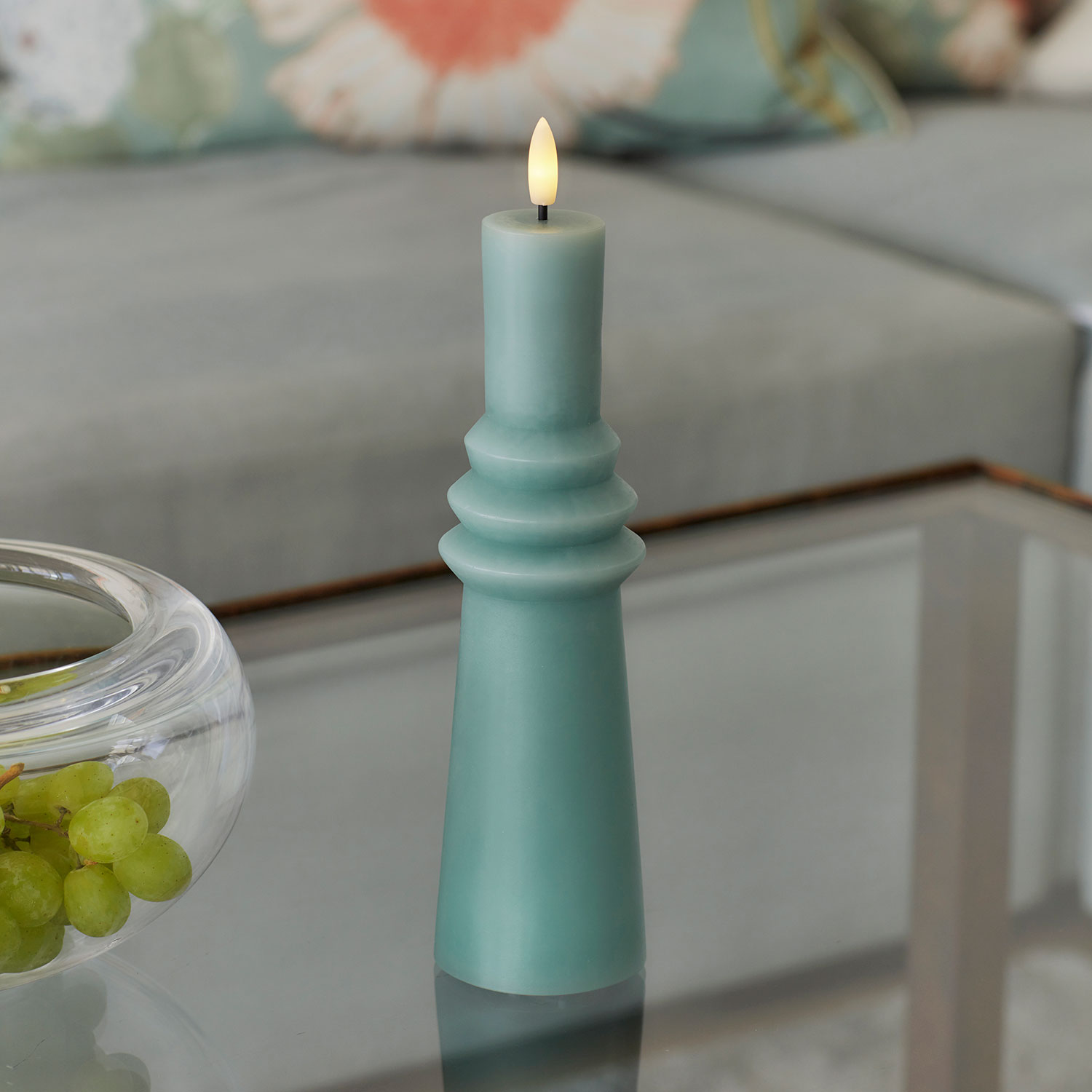 Sirius - Nordisk Skulptur, Sille Ringet Ø6,1x21,7 cm, Sandy Green