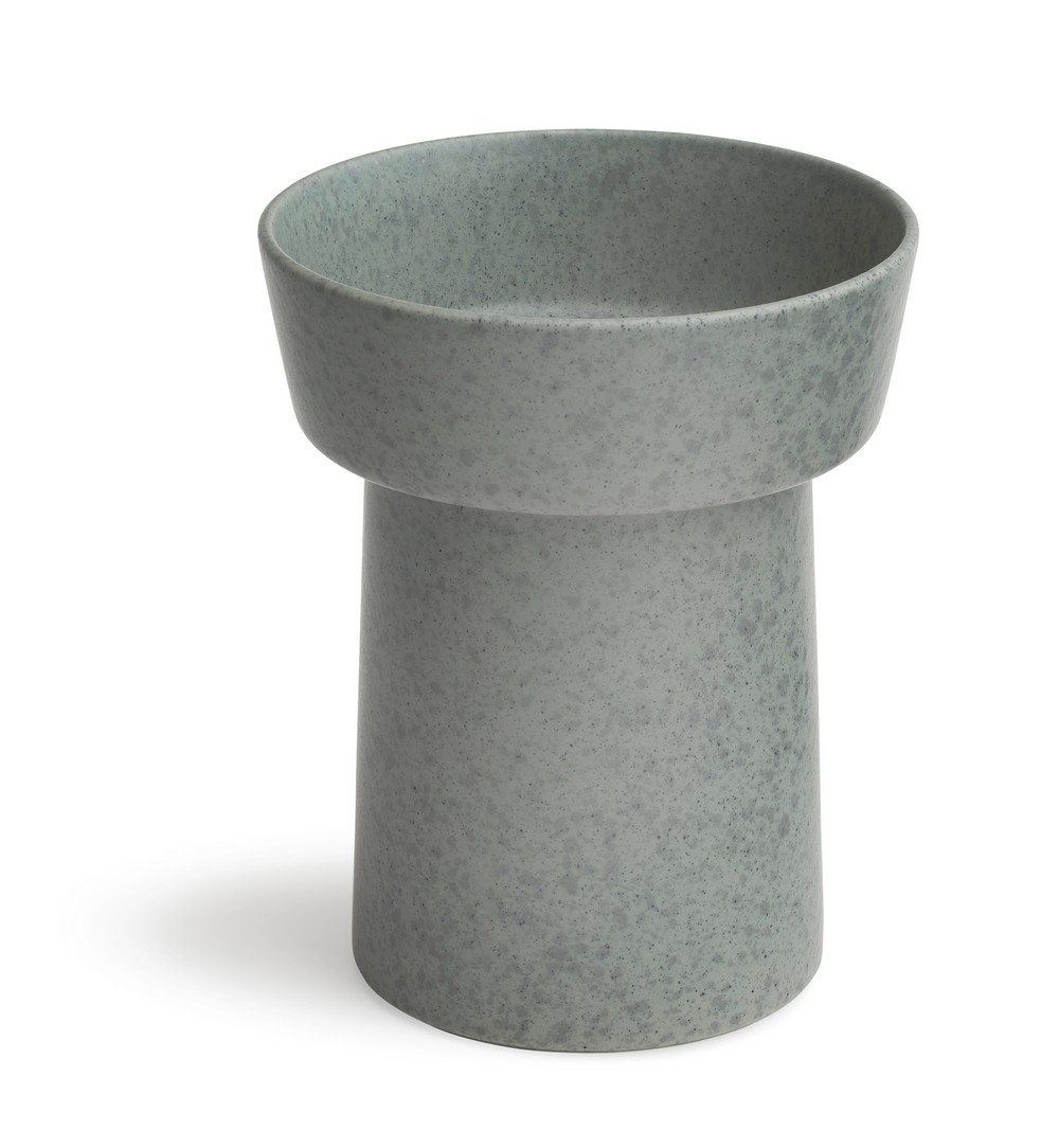 Billede af Kähler - Ombria vase, granitgrøn, 20 cm*