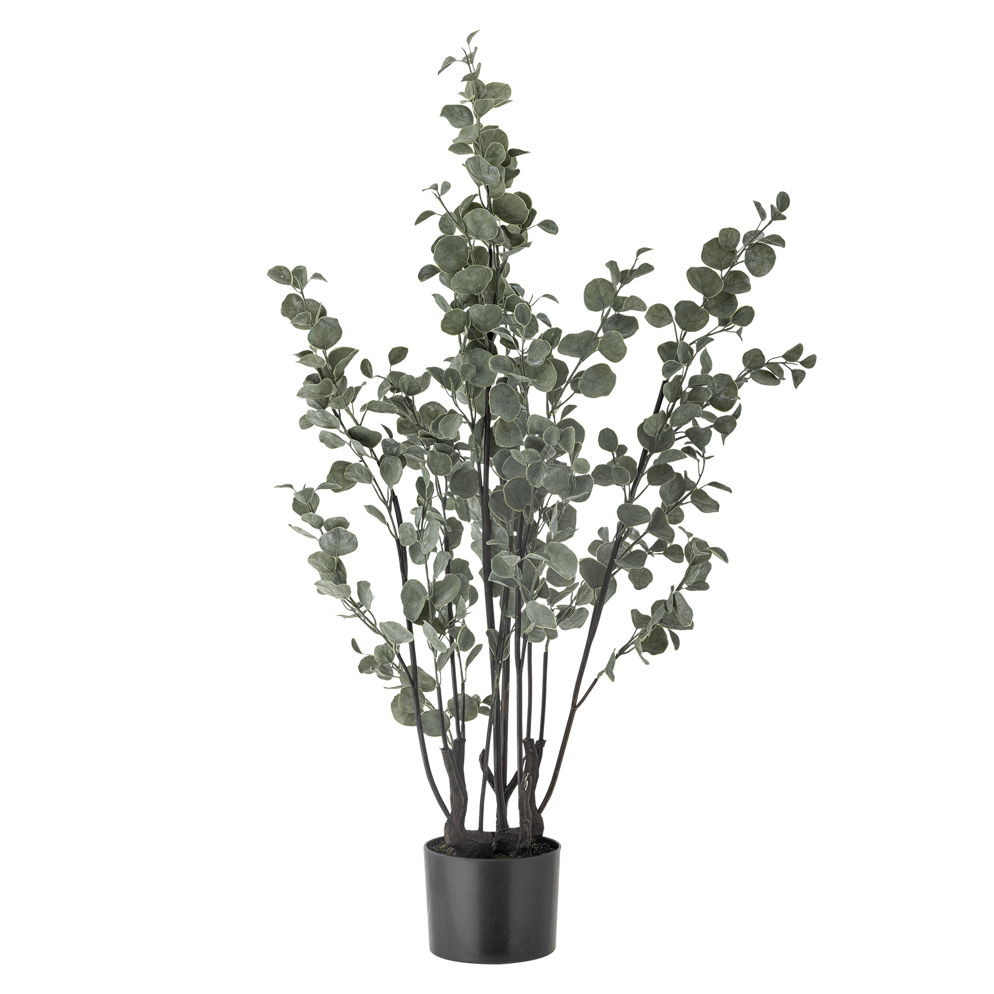 Bloomingville - Eucalyptus Plante, Grøn, Kunstige Blomster, H117 cm, pot D18xH15 cm billede