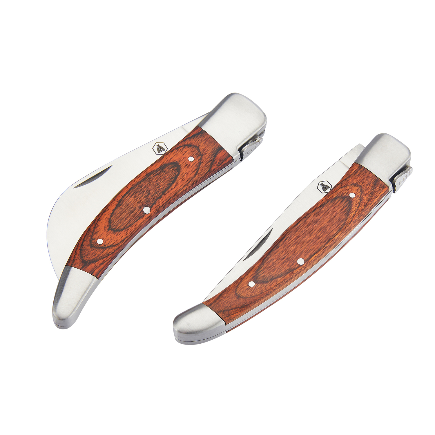 Laguiole Foldbar haveknive i etui 2 stk