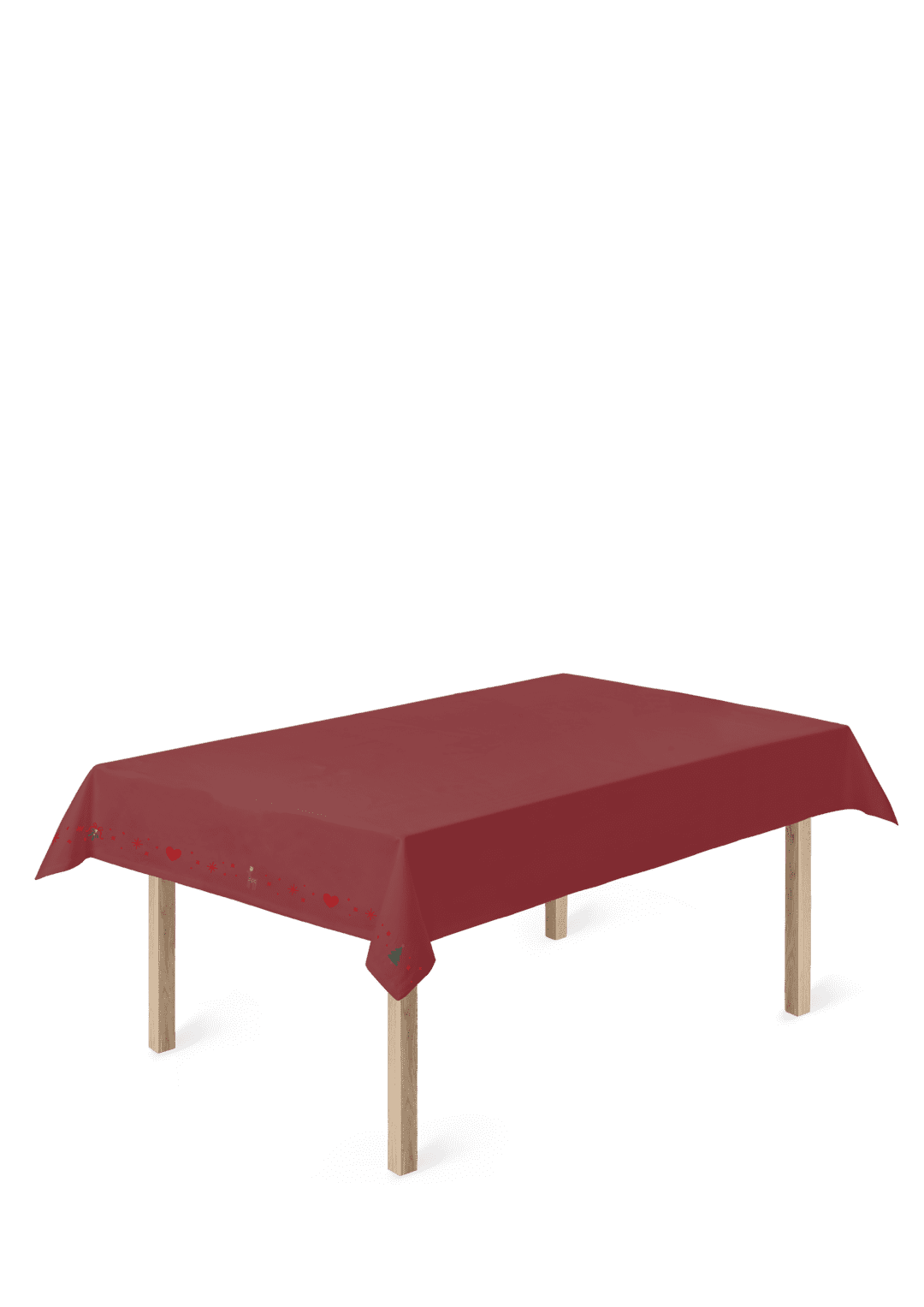 Juna - Christmas Fable Dug 150x320 cm rød