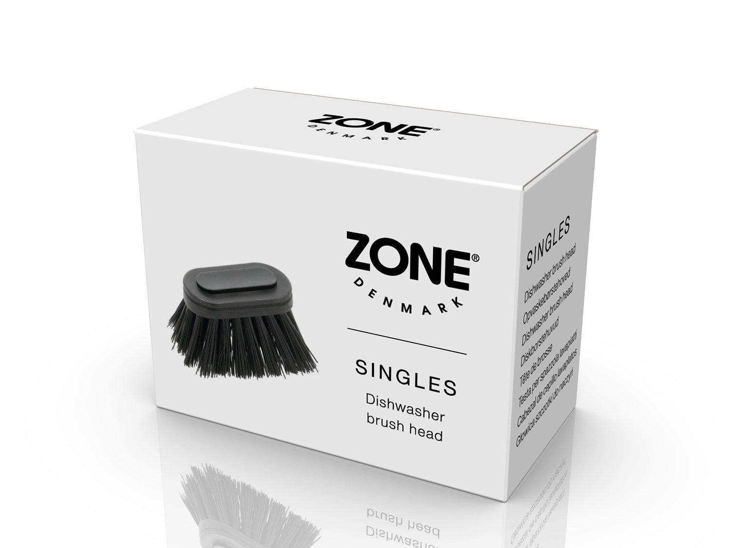 Opvaskebørstehoved Singles Black Polypropylene