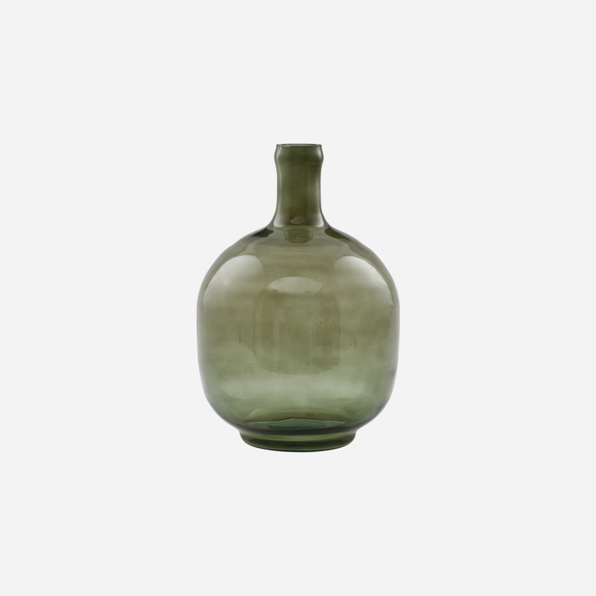 Tinka vase, H 23,5 cm,  mørkegrøn* Tinka vase, H 23,5 cm,  mørkegrøn*