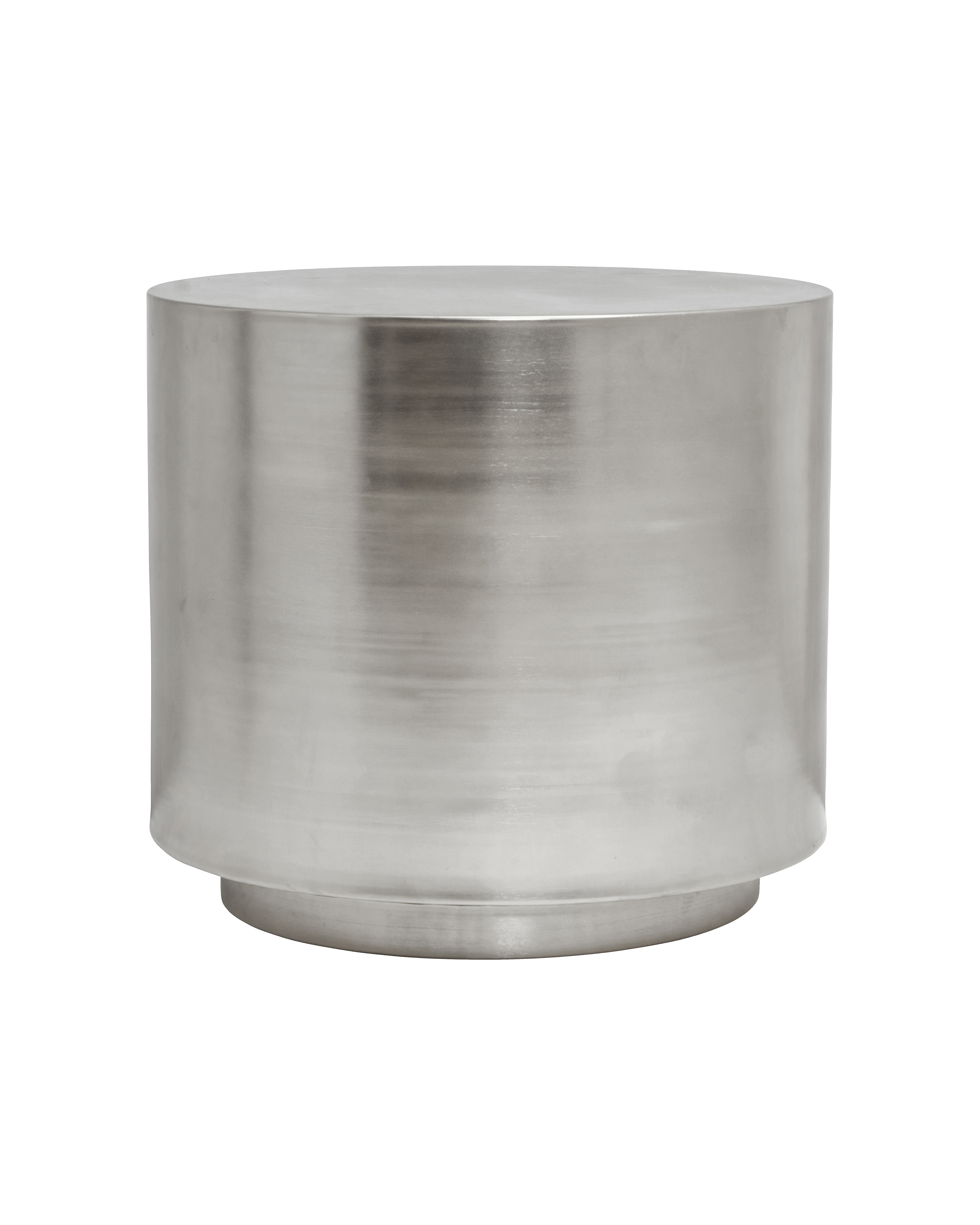 House Doctor - Sidebord, Step, Børstet sølvfinish