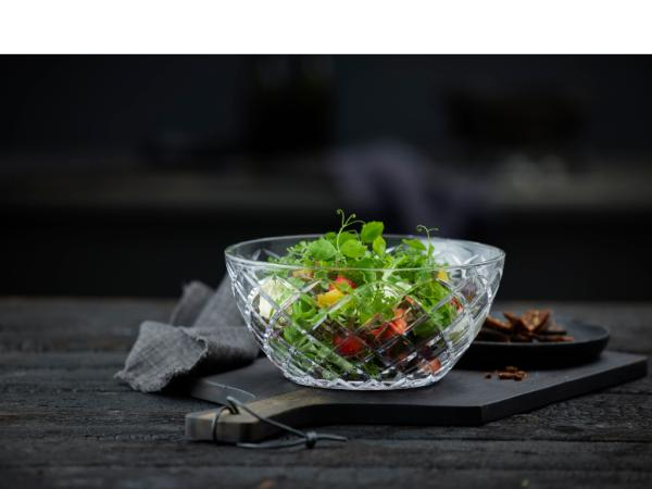 Lyngby Glas Sorrento Salatskål Dia 24 cm Klar