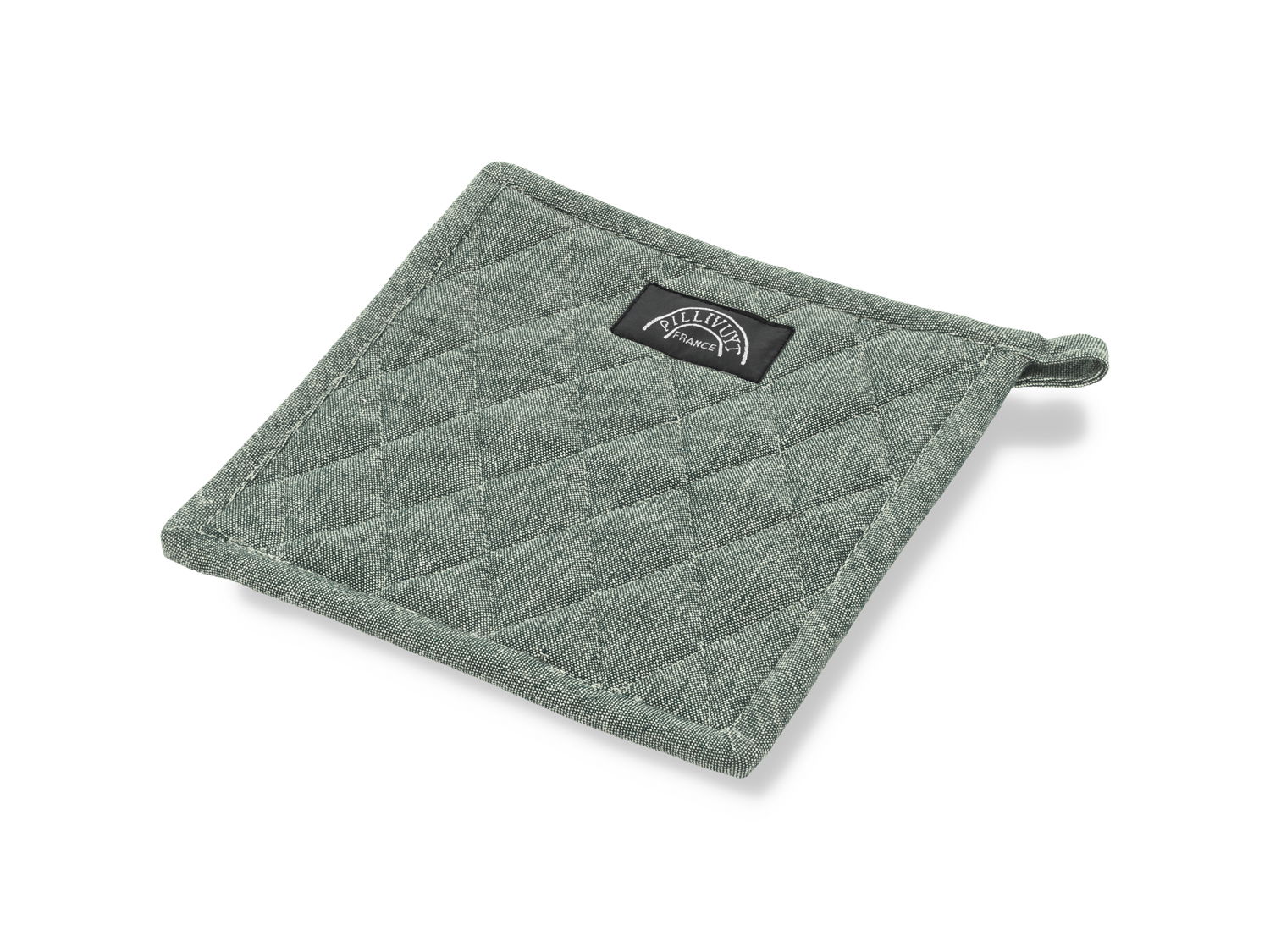 Bastian - Grydelap recycle Pillivuyt 22,5 x 22,5 cm Grøn