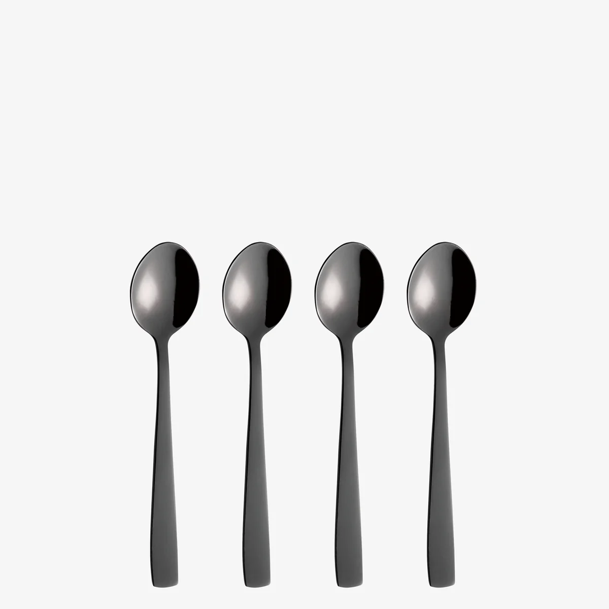 Aida - RAW - kaffeske blank sort coated 4 stk