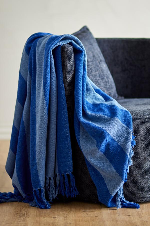 Frello Plaid, L160xB130 cm, blå