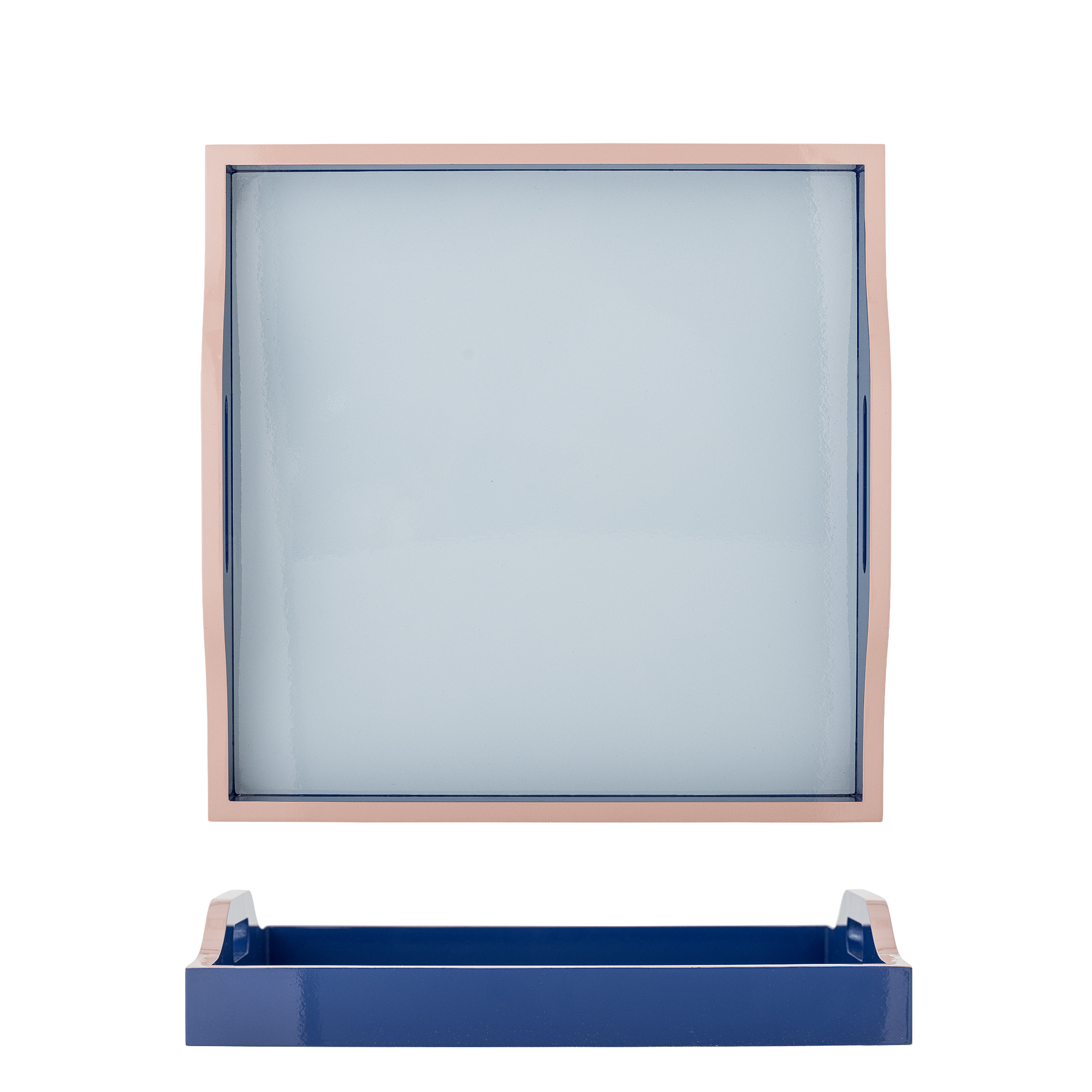 Bloomingville - Tamsi Serveringsbakke, Multifarvet, FSC®100%, MDF, L40xH7,5xW40 cm
