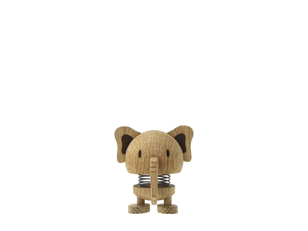Hoptimist Elefant 6x6,5x6,9 cm, Lille, Eg