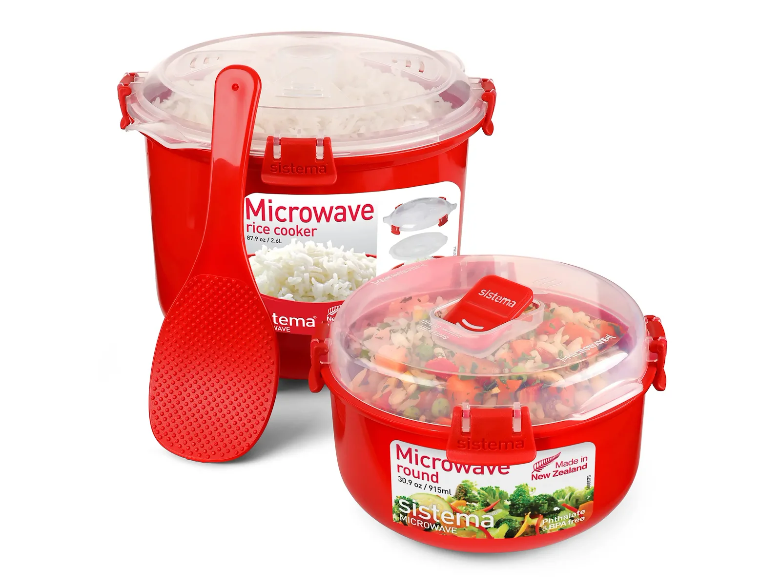 Sistema - Riskogerskål og Mikroovnsskål Combo Pack