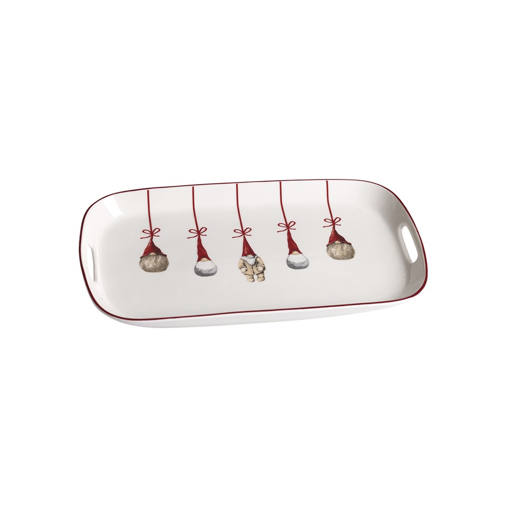 Nääsgränsgården - Servingplate Santas, L.30cm, B.17cm