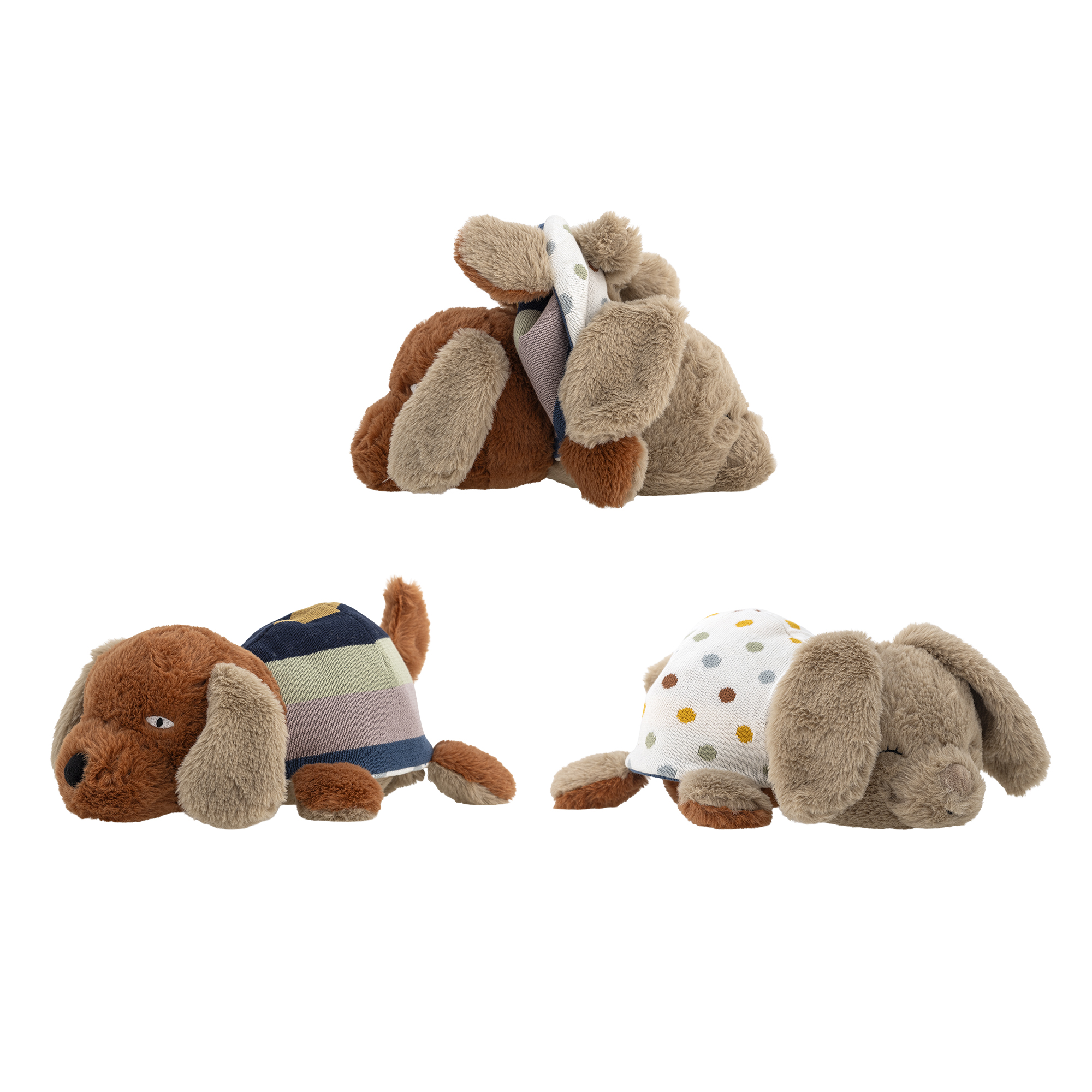 Bloomingville - Charlie Bamse, Multifarvet, Polyester, L28xH13xW18 cm