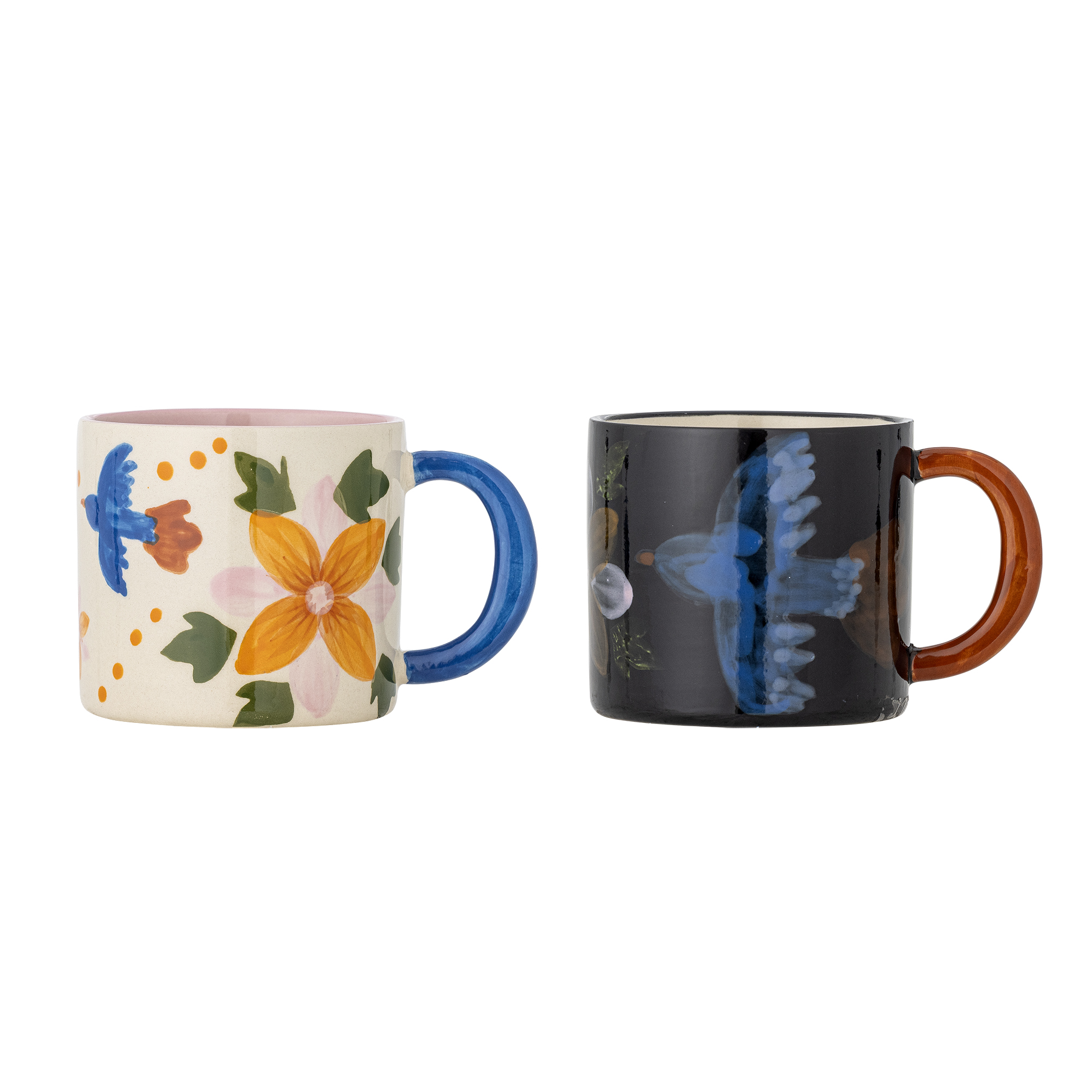 Bloomingville - Maricala Kop, Multifarvet, Stentøj, D9,5xH8 cm, Set of 2