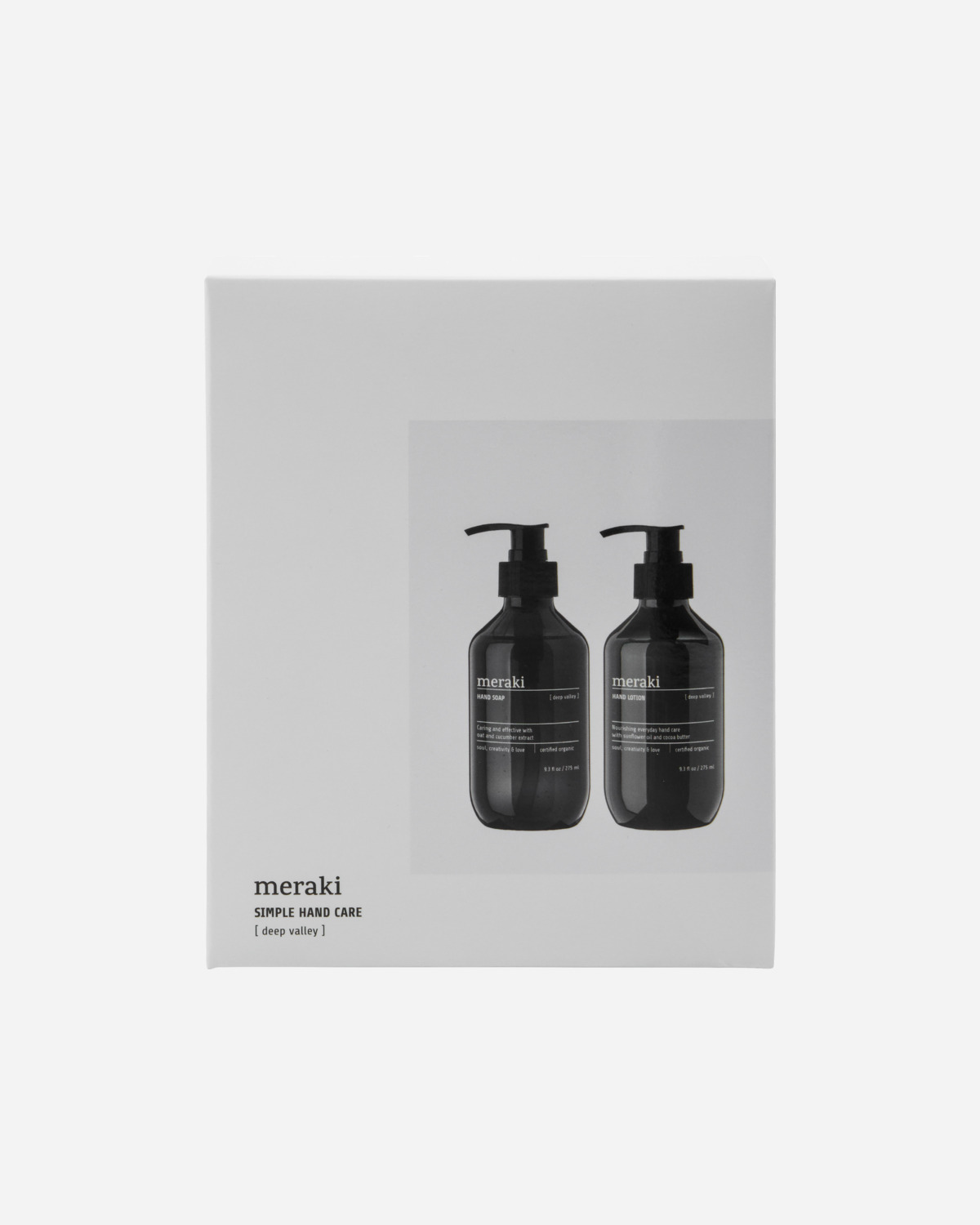 Meraki - Gaveæske, Deep valley, Simple hand care, 275 ml