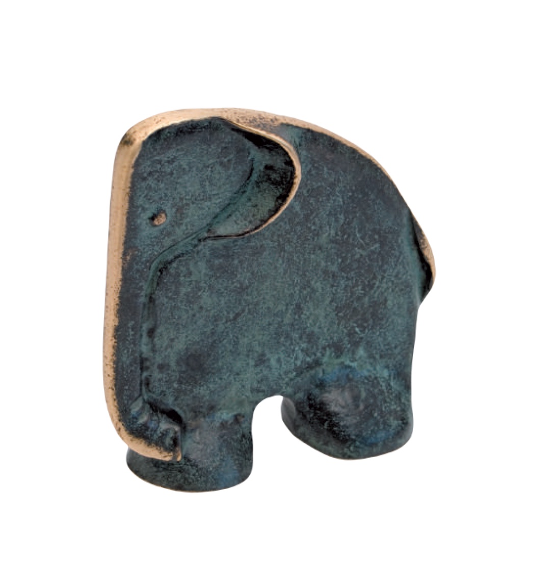 Bercker Art-Line - Elefant Bogstøtte - Elefant Buchschütze, Raimund Schmelter