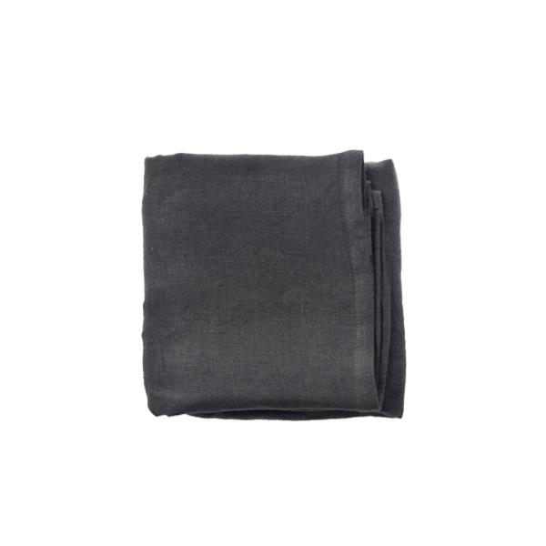 Aida - RAW Hør - mundserviet Mørkegrå 4 pak