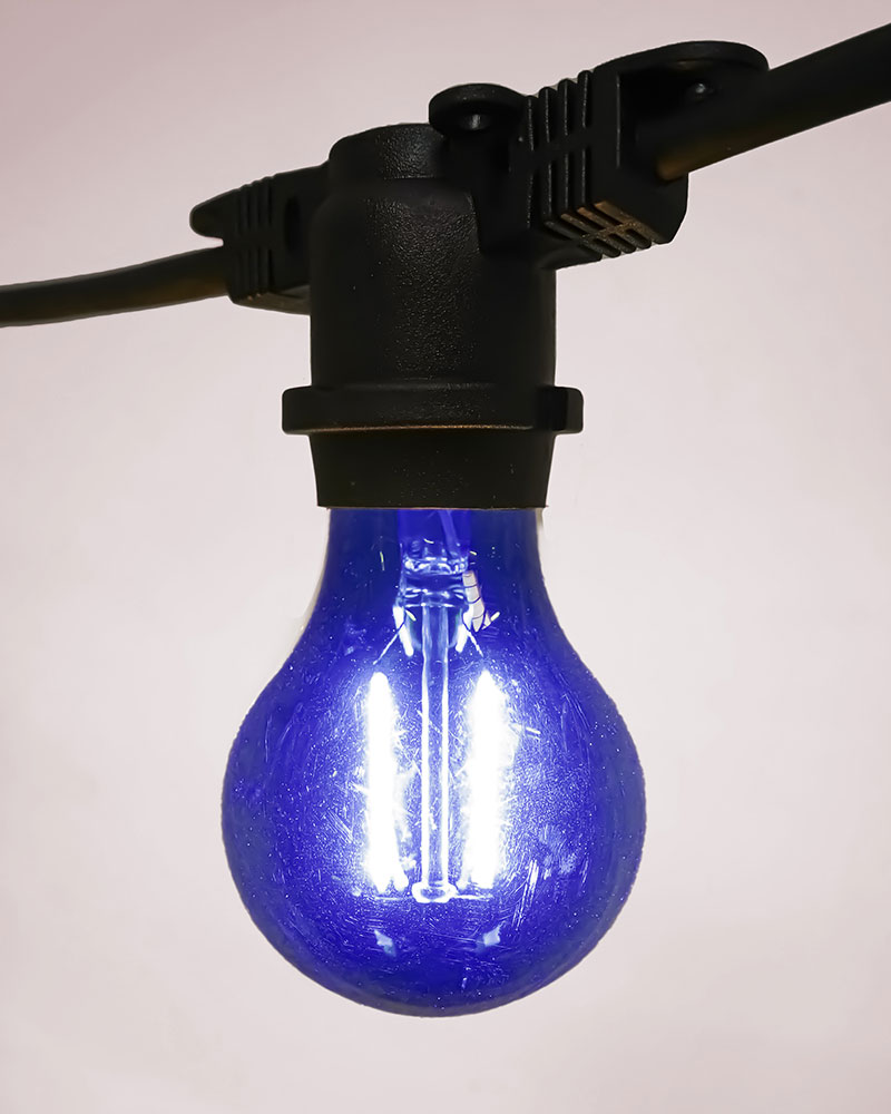 Sirius - Samson E27/1,5W pære, Blå