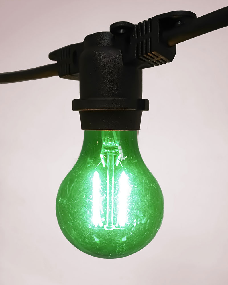 Sirius - Samson E27/1,5W pære, Grøn